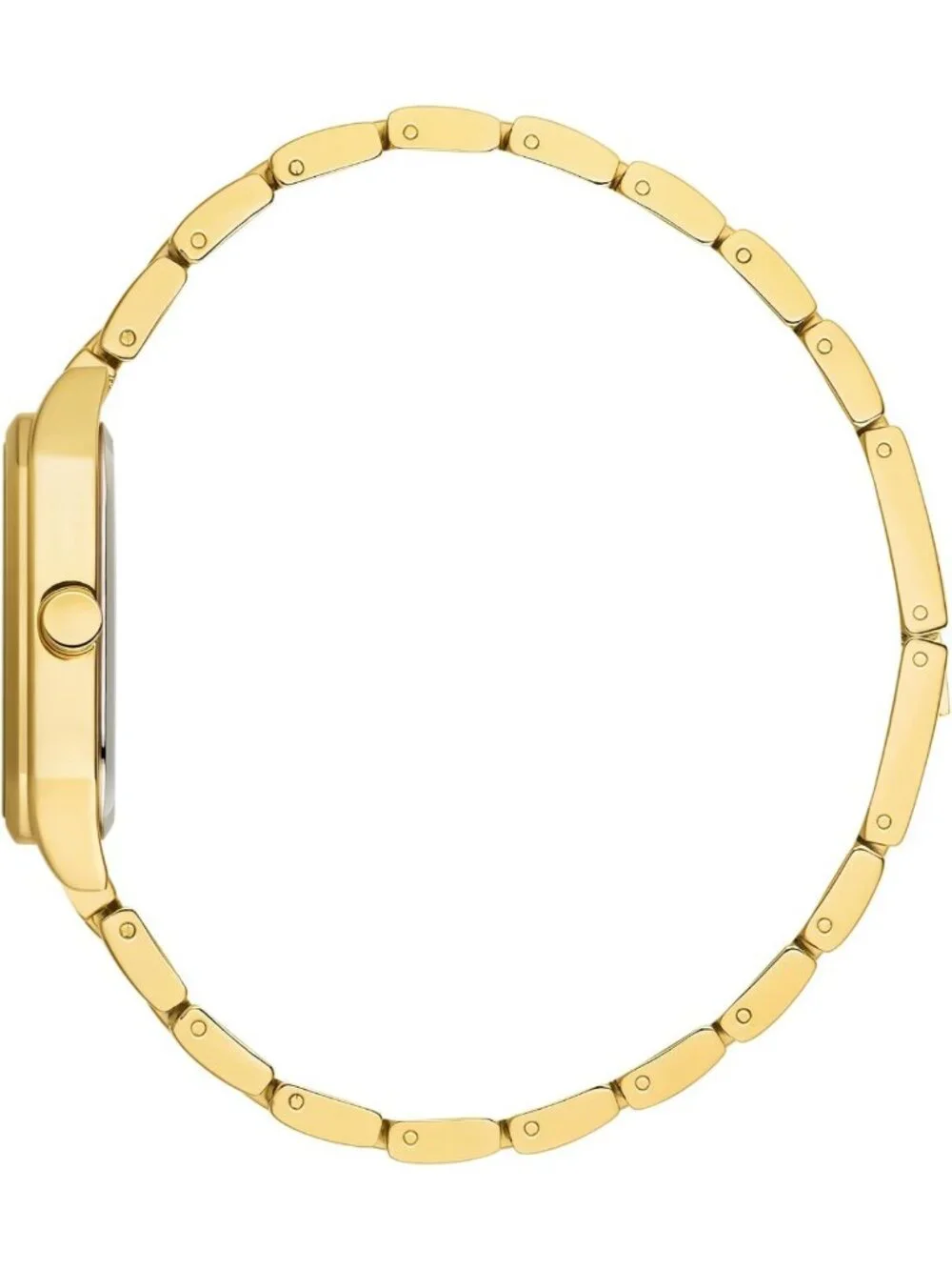 Elegant Petite Gold Dress Watch for Women - Waterproof Stainless Steel Bracelet